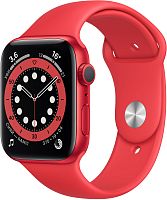 Apple Watch Series 6 GPS 44mm Case Red Aluminium Band Red купить в Барнауле
