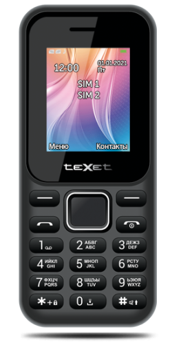 texet TM-123 Черный купить в Барнауле
