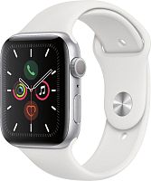 Apple Watch Series 5 40mm Case Silver Aluminium Sport Band White купить в Барнауле